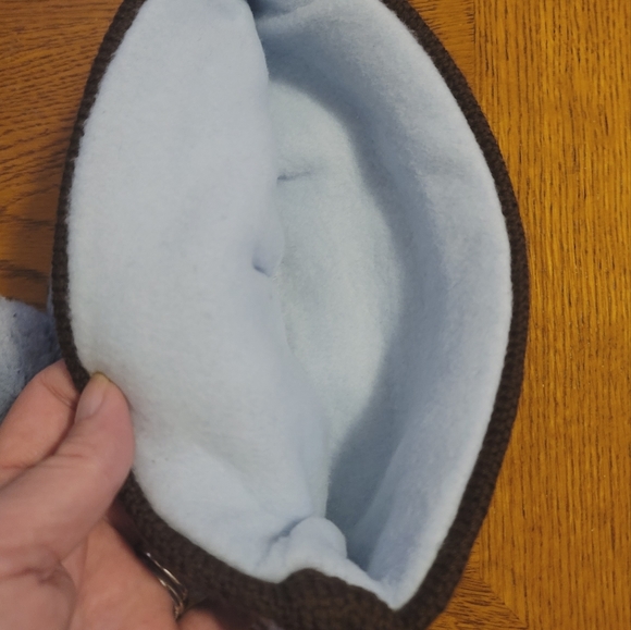 Turtle Fur Baby Hat with a little ball on top !!! - Picture 2 of 7